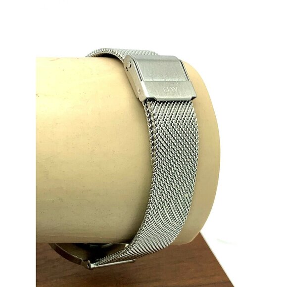 Daniel Wellington Womens Watch DW00100164 White Dial 32mm Silver Tone Mesh Strap - Picture 11 of 13